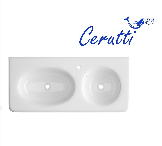 Раковина Double ARNO (1005х460х180) двойная накладная Cerutti SPA CT9709 - фото 6195